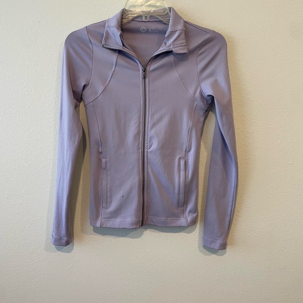 Gilly Hicks Light Purple Zip-Up Jacket